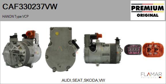 FLAMAR CAF330237VW - Compresseur, climatisation droxauto.com