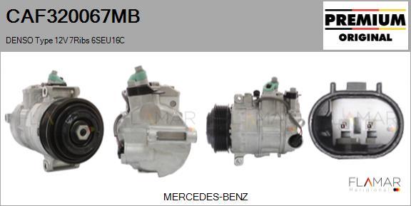 FLAMAR CAF320067MB - Compresseur, climatisation droxauto.com