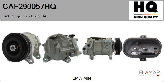 FLAMAR CAF290057HQ - Compresseur, climatisation droxauto.com
