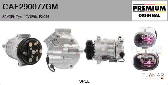 FLAMAR CAF290077GM - Compresseur, climatisation droxauto.com