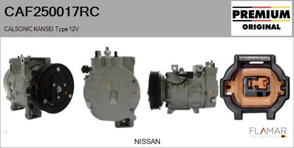 FLAMAR CAF250017RC - Compresseur, climatisation droxauto.com