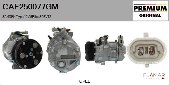 FLAMAR CAF250077GM - Compresseur, climatisation droxauto.com