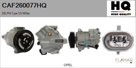 FLAMAR CAF260077HQ - Compresseur, climatisation droxauto.com