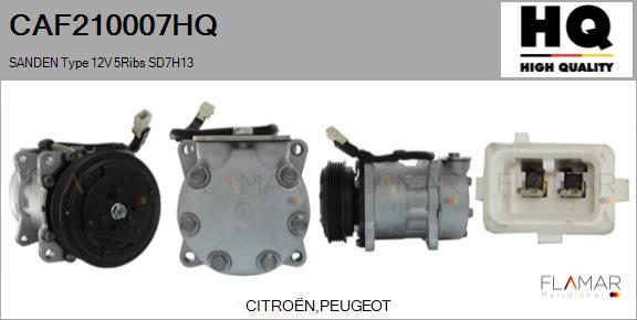 FLAMAR CAF210007HQ - Compresseur, climatisation droxauto.com