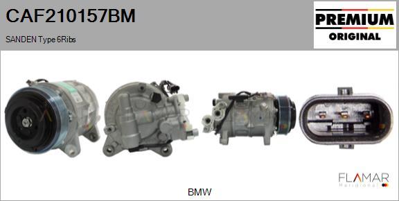 FLAMAR CAF210157BM - Compresseur, climatisation droxauto.com