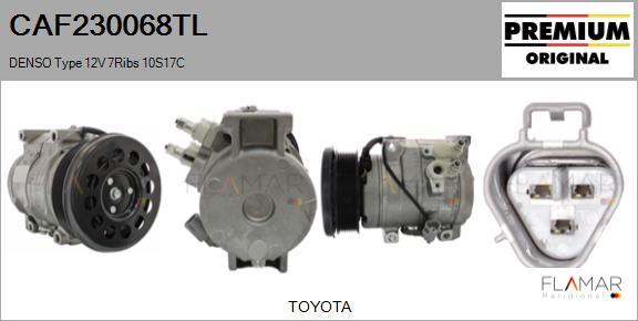 FLAMAR CAF230068TL - Compresseur, climatisation droxauto.com