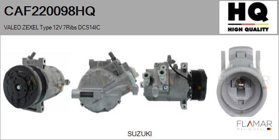 FLAMAR CAF220098HQ - Compresseur, climatisation droxauto.com