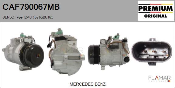 FLAMAR CAF790067MB - Compresseur, climatisation droxauto.com