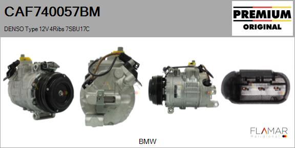 FLAMAR CAF740057BM - Compresseur, climatisation droxauto.com