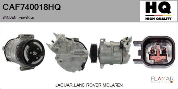 FLAMAR CAF740018HQ - Compresseur, climatisation droxauto.com