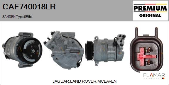 FLAMAR CAF740018LR - Compresseur, climatisation droxauto.com