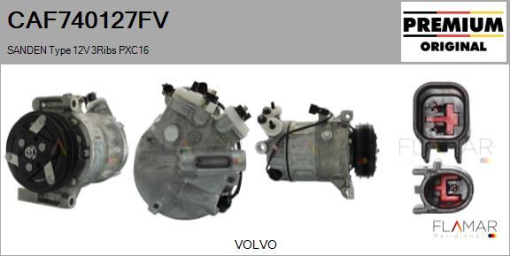 FLAMAR CAF740127FV - Compresseur, climatisation droxauto.com