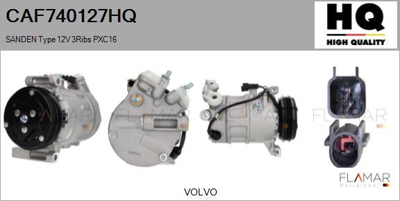 FLAMAR CAF740127HQ - Compresseur, climatisation droxauto.com