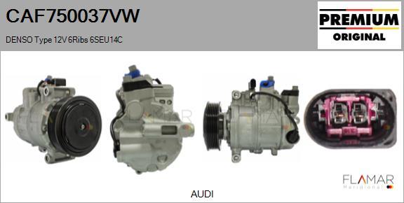 FLAMAR CAF750037VW - Compresseur, climatisation droxauto.com
