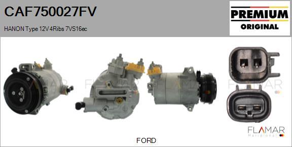 FLAMAR CAF750027FV - Compresseur, climatisation droxauto.com