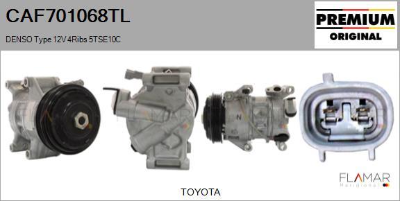 FLAMAR CAF701068TL - Compresseur, climatisation droxauto.com