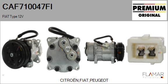 FLAMAR CAF710047FI - Compresseur, climatisation droxauto.com