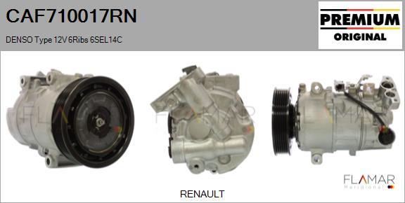 FLAMAR CAF710017RN - Compresseur, climatisation droxauto.com