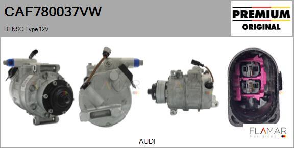 FLAMAR CAF780037VW - Compresseur, climatisation droxauto.com