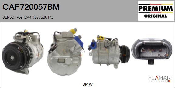 FLAMAR CAF720057BM - Compresseur, climatisation droxauto.com