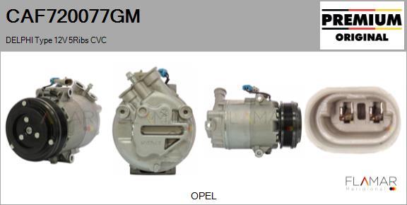 FLAMAR CAF720077GM - Compresseur, climatisation droxauto.com
