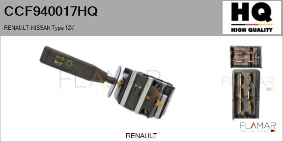 FLAMAR CCF940017HQ
 - Commutateur de colonne de direction droxauto.com