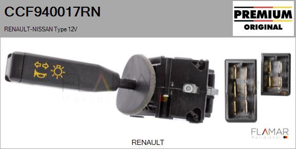 FLAMAR CCF940017RN
 - Commutateur de colonne de direction droxauto.com