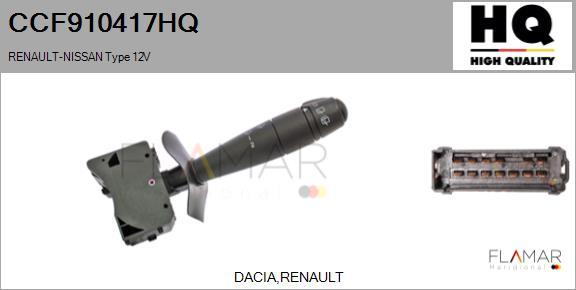 FLAMAR CCF910417HQ
 - Commutateur de colonne de direction droxauto.com