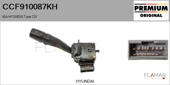FLAMAR CCF910087KH
 - Commutateur de colonne de direction droxauto.com