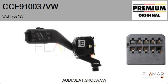 FLAMAR CCF910037VW
 - Commutateur de colonne de direction droxauto.com