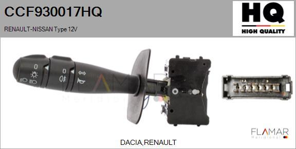 FLAMAR CCF930017HQ
 - Commutateur de colonne de direction droxauto.com
