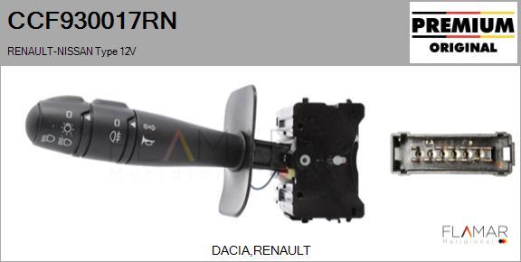 FLAMAR CCF930017RN
 - Commutateur de colonne de direction droxauto.com