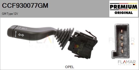 FLAMAR CCF930077GM
 - Commutateur de colonne de direction droxauto.com