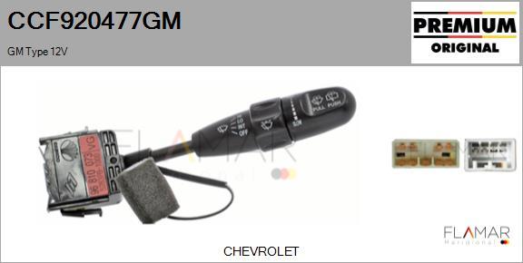 FLAMAR CCF920477GM
 - Commutateur de colonne de direction droxauto.com