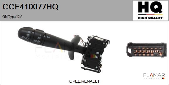 FLAMAR CCF410077HQ
 - Commutateur de colonne de direction droxauto.com