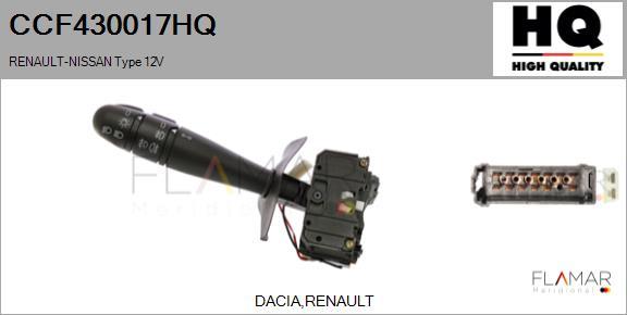 FLAMAR CCF430017HQ
 - Commutateur de colonne de direction droxauto.com