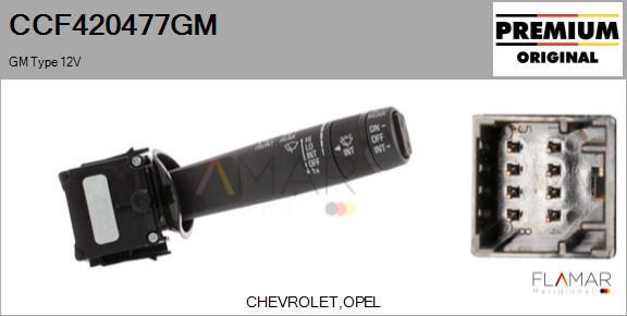 FLAMAR CCF420477GM
 - Commutateur de colonne de direction droxauto.com