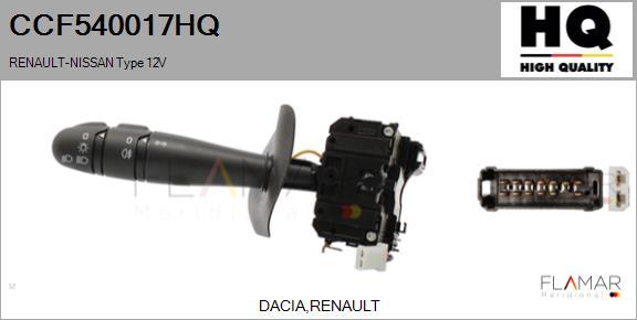 FLAMAR CCF540017HQ
 - Commutateur de colonne de direction droxauto.com