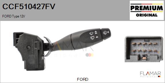 FLAMAR CCF510427FV
 - Commutateur de colonne de direction droxauto.com