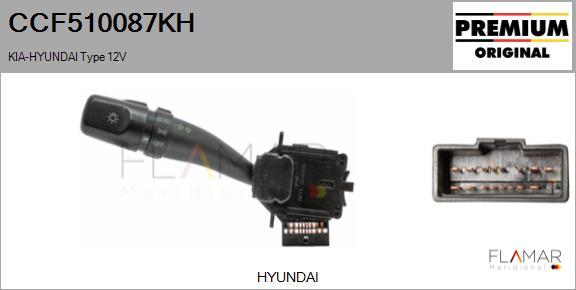FLAMAR CCF510087KH
 - Commutateur de colonne de direction droxauto.com