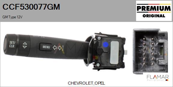 FLAMAR CCF530077GM
 - Commutateur de colonne de direction droxauto.com