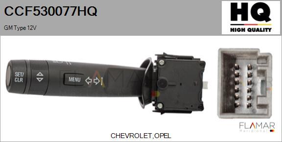 FLAMAR CCF530077HQ
 - Commutateur de colonne de direction droxauto.com