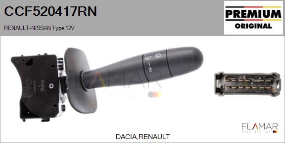 FLAMAR CCF520417RN
 - Commutateur de colonne de direction droxauto.com