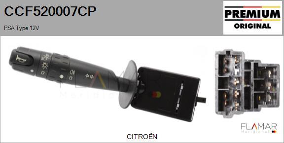 FLAMAR CCF520007CP
 - Commutateur de colonne de direction droxauto.com
