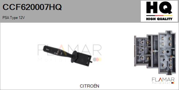 FLAMAR CCF620007HQ - Commutateur de colonne de direction droxauto.com