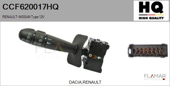 FLAMAR CCF620017HQ
 - Commutateur de colonne de direction droxauto.com
