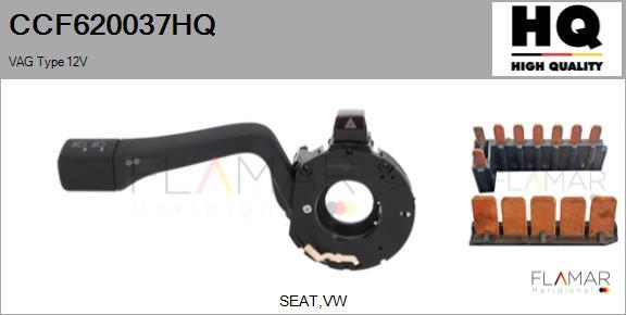 FLAMAR CCF620037HQ - Commutateur de colonne de direction droxauto.com