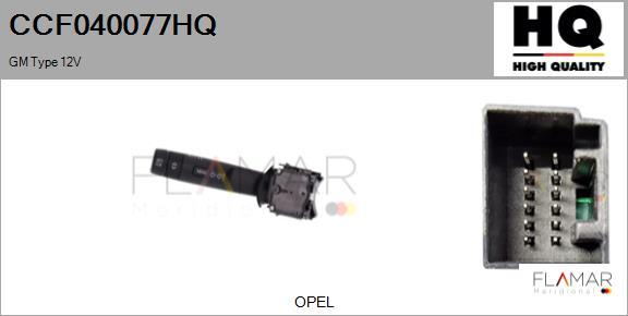 FLAMAR CCF040077HQ
 - Commutateur de colonne de direction droxauto.com