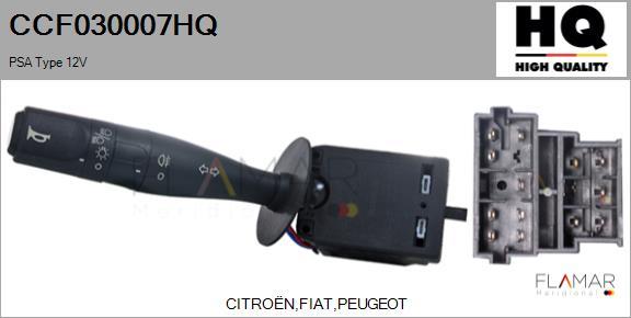 FLAMAR CCF030007HQ
 - Commutateur de colonne de direction droxauto.com