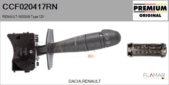 FLAMAR CCF020417RN
 - Commutateur de colonne de direction droxauto.com